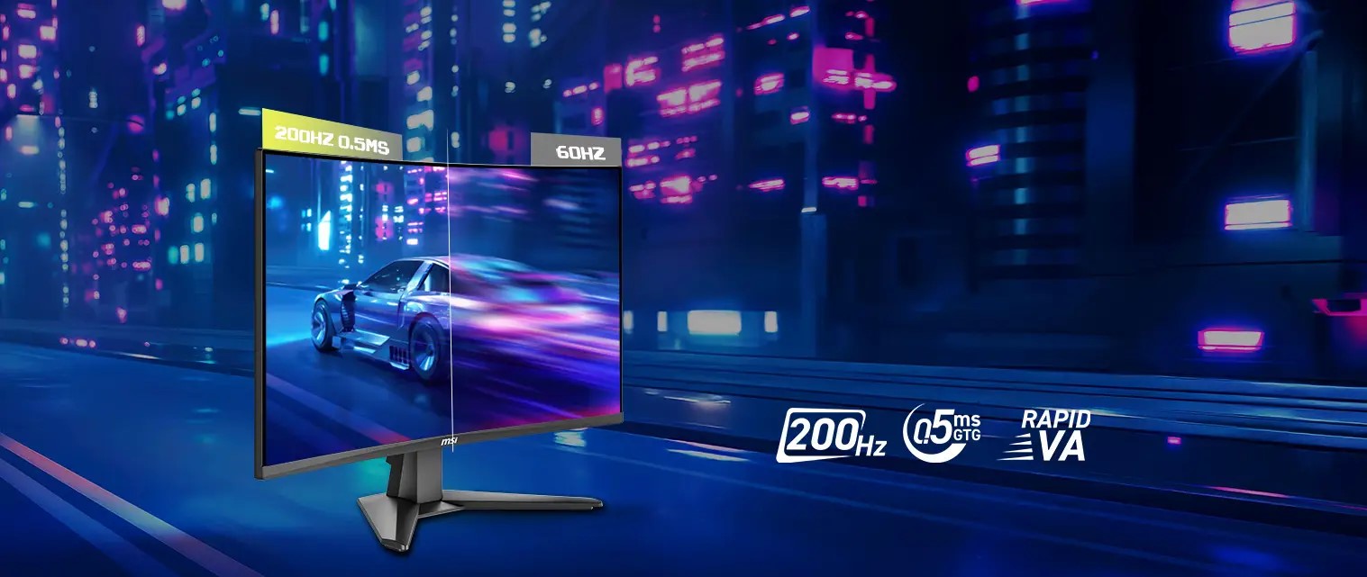 Màn Hình Gaming MSI MAG 276CF E20 27 inch FHD VA 200Hz 0.5ms