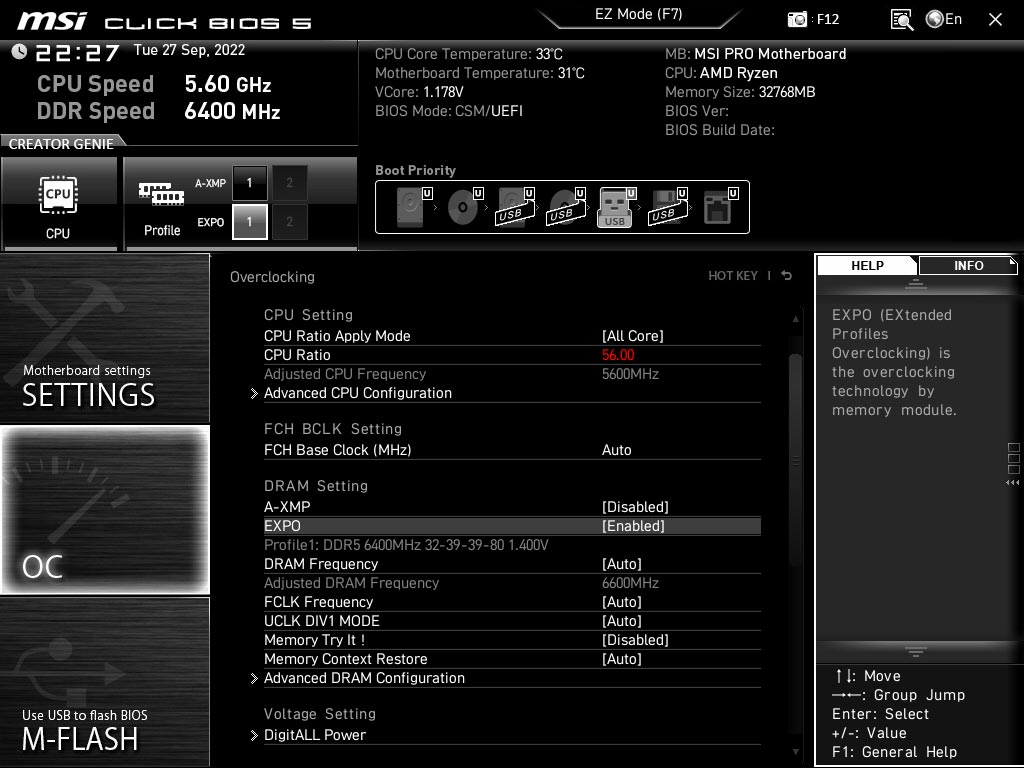 Bo mạch chủ MSI Pro A620M-E DDR5