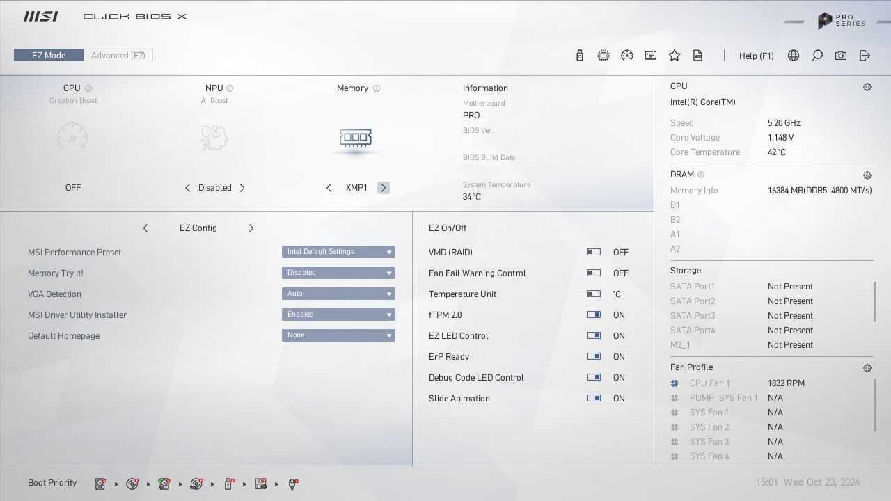 Bo mạch chủ MSI PRO B860-P WIFI
