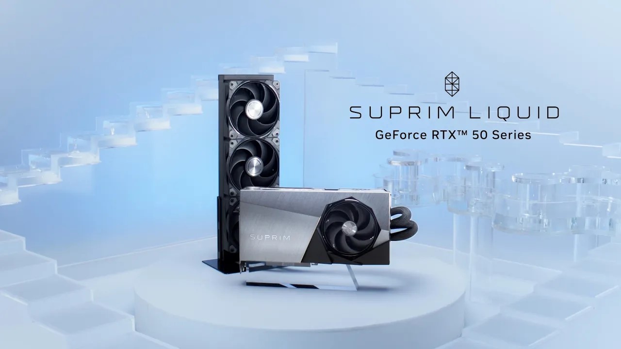 Card Màn Hình MSI GeForce RTX 5090 32G SUPRIM LIQUID SOC