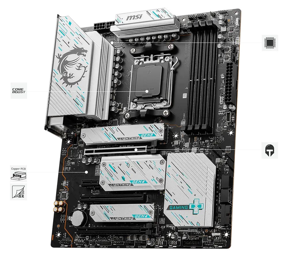 Bo mạch chủ MSI X670E Gaming Plus Wifi DDR5