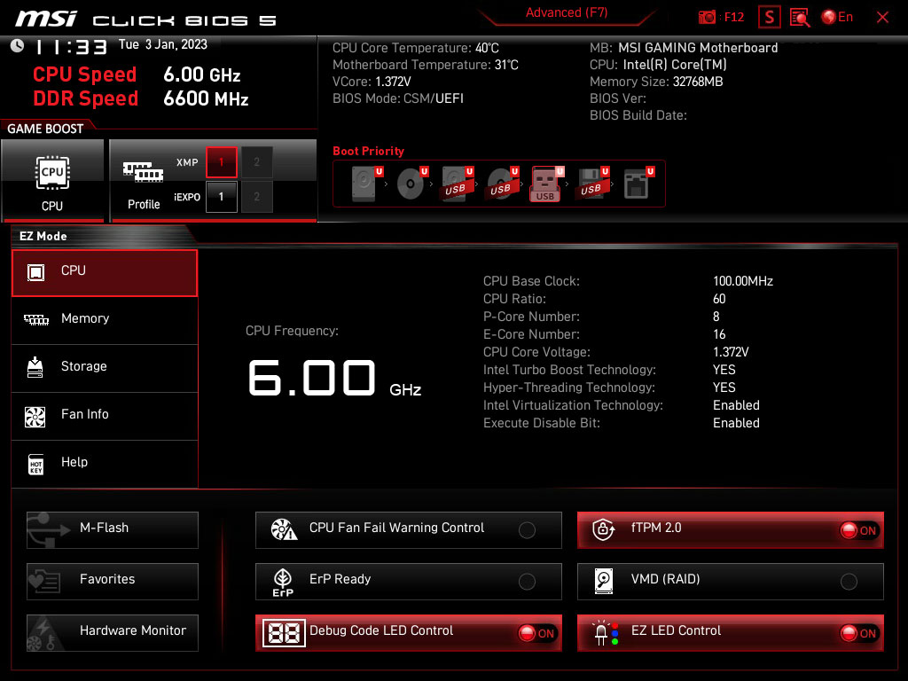 Bo Mạch Chủ Mainboard MSI Z790 PROJECT ZERO DDR5