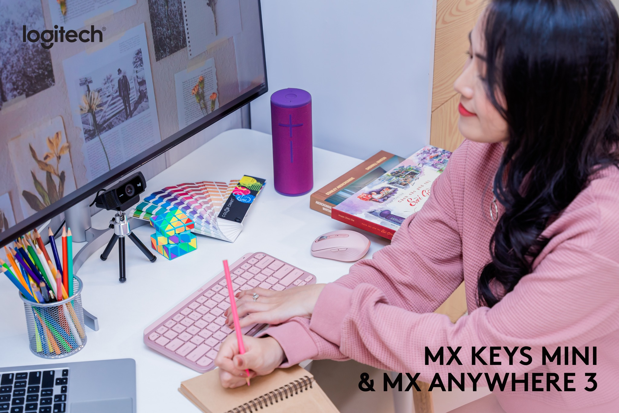 Bàn phím không dây Logitech Logitech MX KEYS MINI Wireless Bluetooth