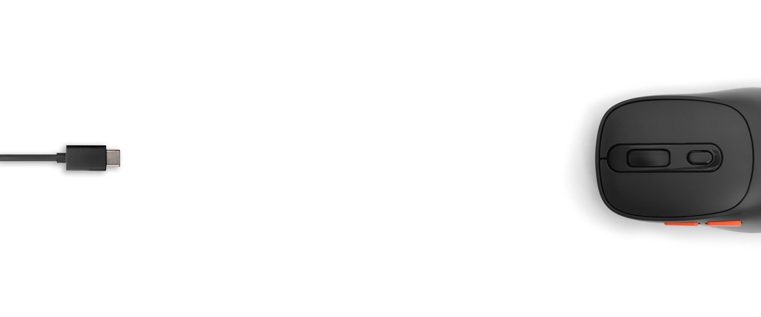 Chuột Văn Phòng Không Dây Hyperwork MS01 Mini Silentium (Bluetooth / Wireless 2.4Ghz / TypeC)