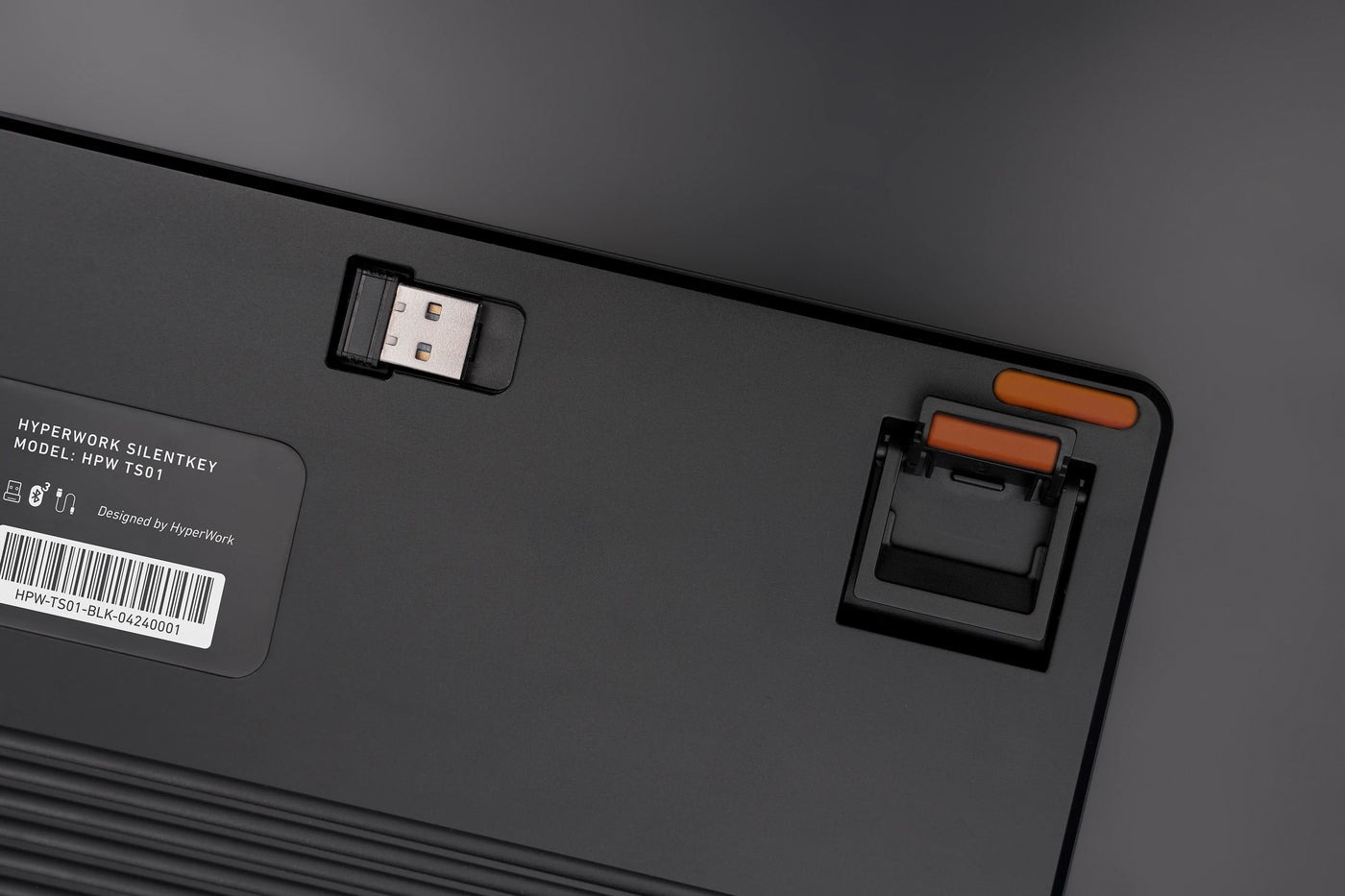 Bàn Phím Không Dây Hyperwork SilentKey TS01 Black