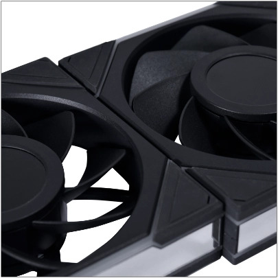 Bộ 3 Fan LIAN LI UNI FAN TL 120 LCD REVERSE TRIPLE PACK - Black
