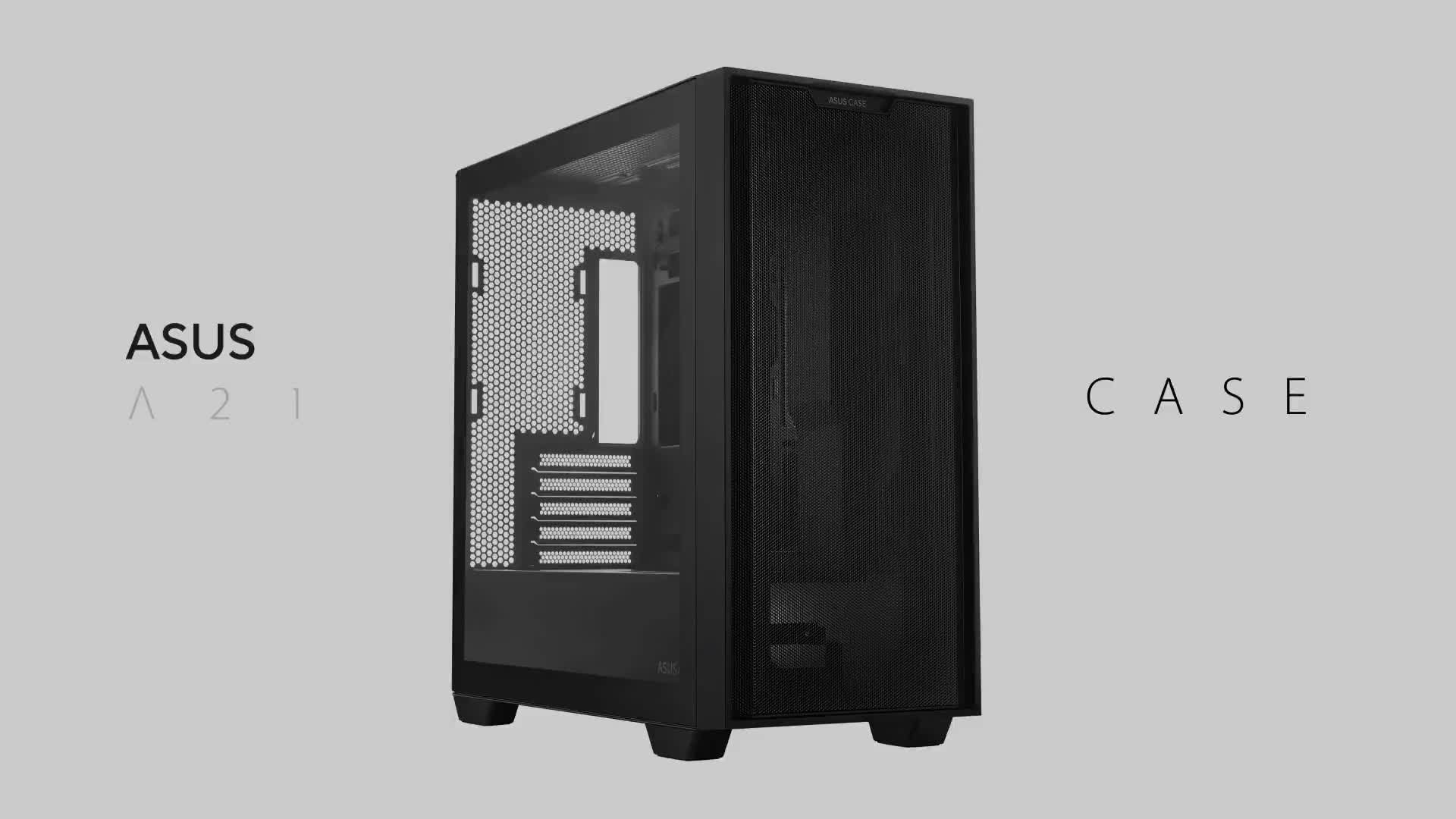 Vỏ Case ASUS A21 Mesh MATX Case - Đen