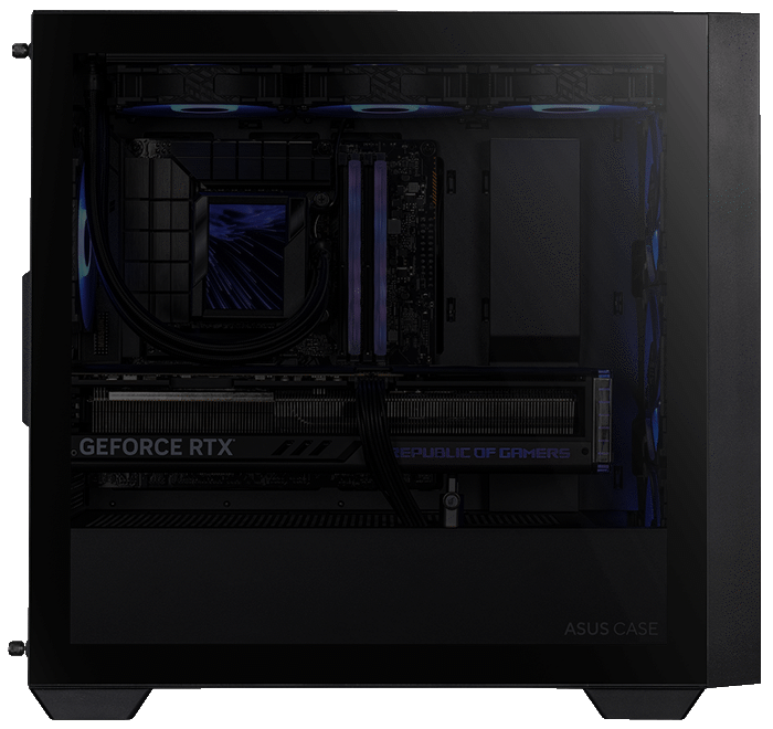 Vỏ Case ASUS A21 Mesh MATX Case - Đen
