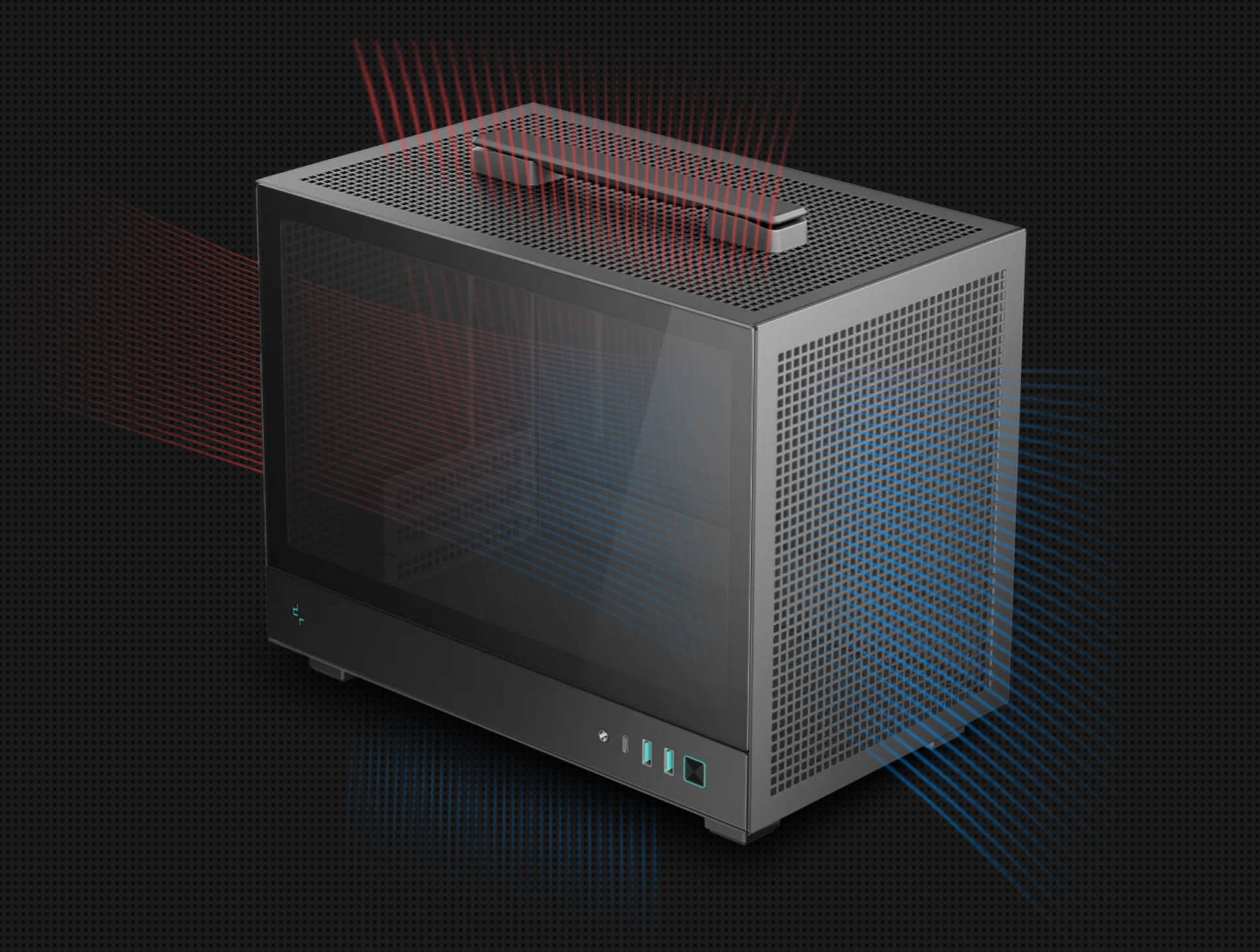 Vỏ Case Máy Tính Deepcool CH160 iTX Black