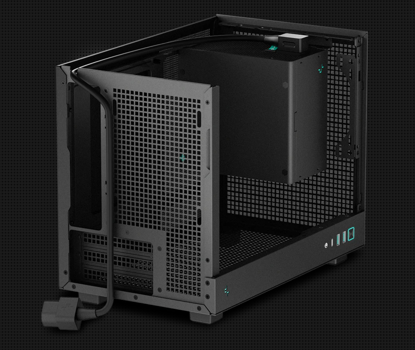 Vỏ Case Máy Tính Deepcool CH160 iTX Black