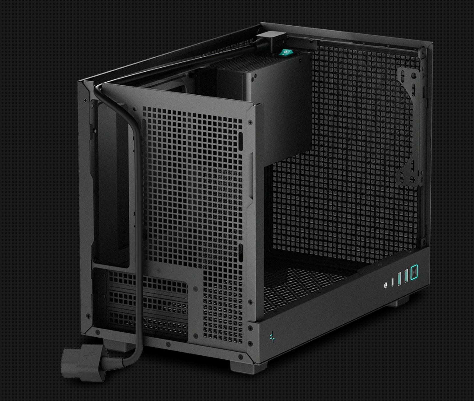 Vỏ Case Máy Tính Deepcool CH160 iTX Black