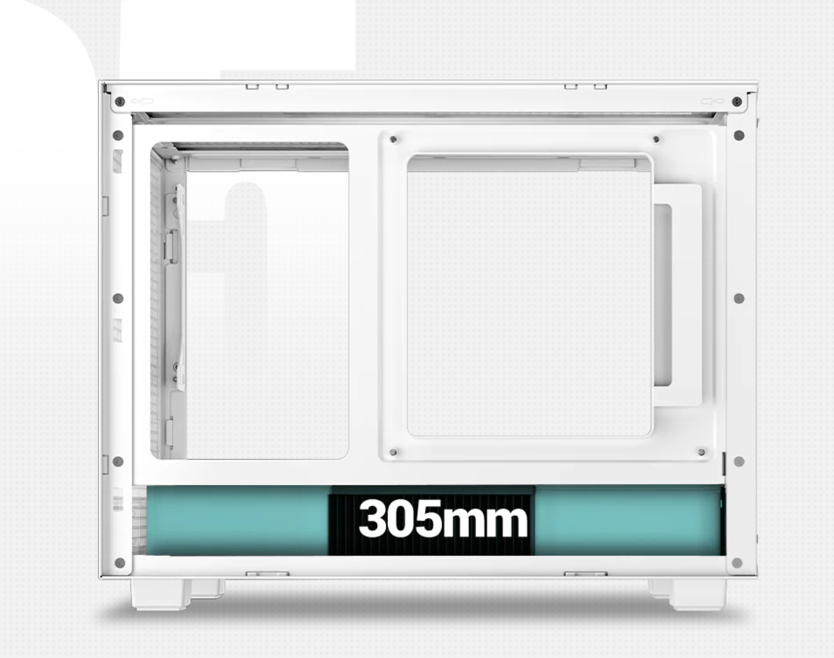 Vỏ Case Máy Tính Deepcool CH160 iTX White