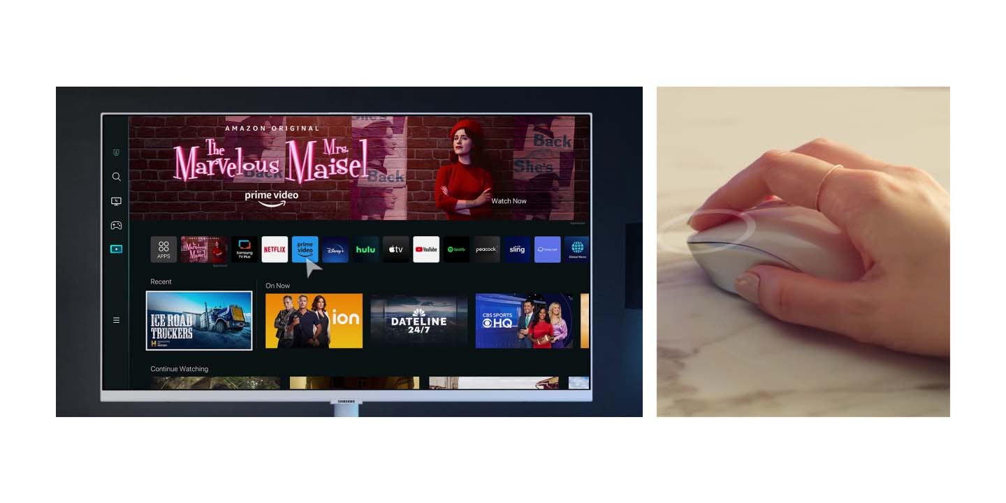 Màn Hình Thông Minh SamSung M5 M50C LS32CM501EEXXV 32 inch FHD VA 60Hz