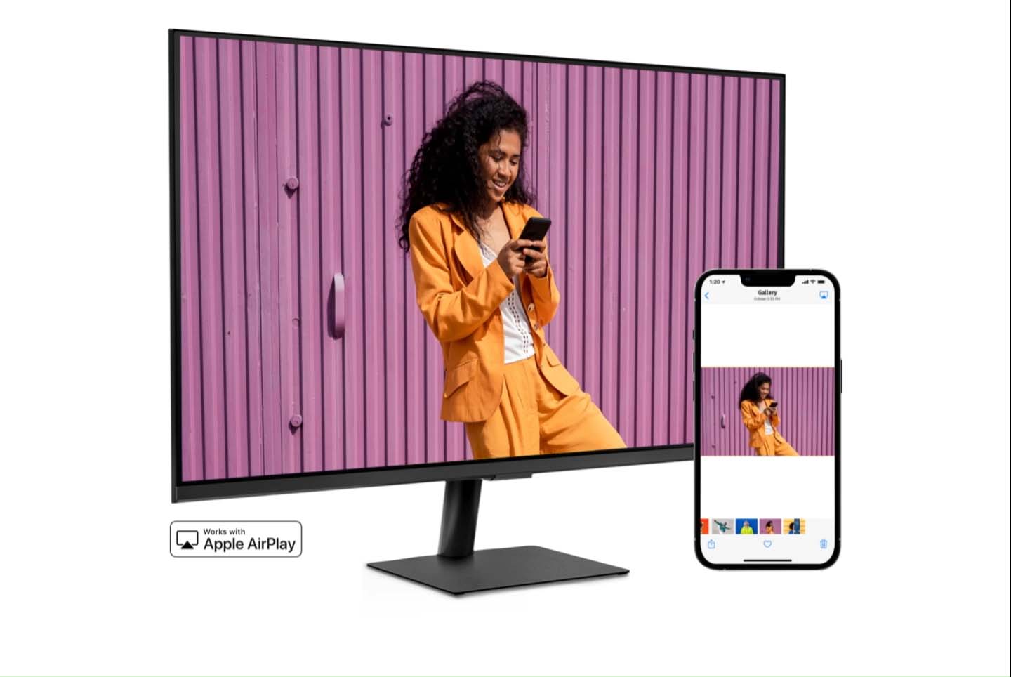 Màn Hình Thông Minh SamSung M5 M50C LS32CM501EEXXV 32 inch FHD VA 60Hz
