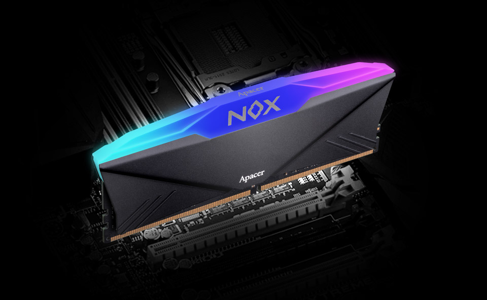 Ram PC Apacer Nox RGB 8GB DDR4 3200MHz CL16 (1x 8GB)