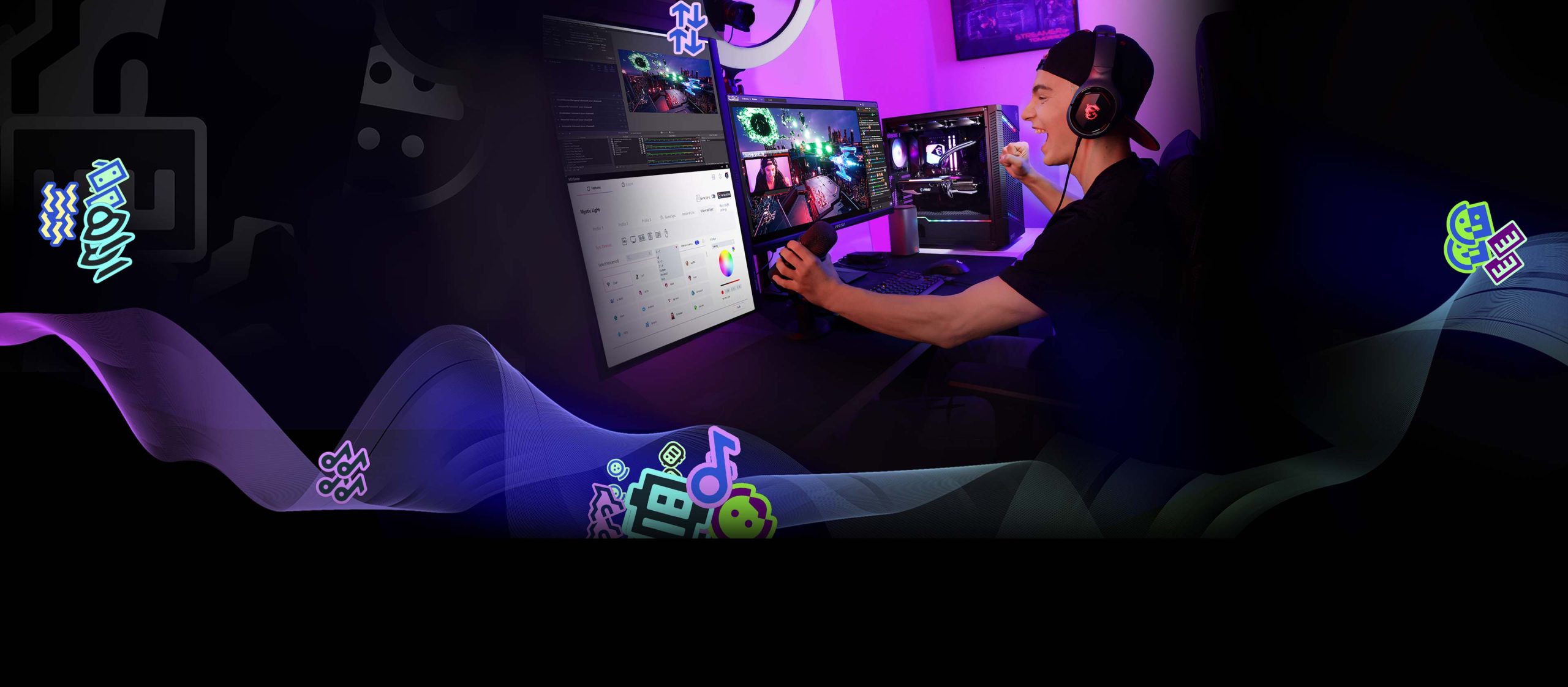 PC MSI MAG Infinite E1 12th Intel i5 12400F | RAM16GB | 512GB SSD | RTX3050 6GB | Wifi + Bluetooth