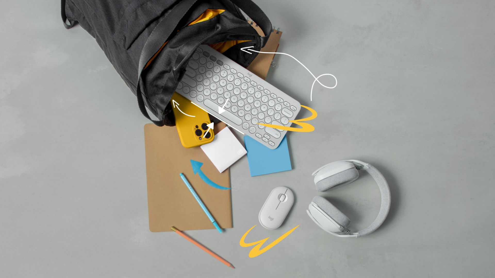 Chuột không dây Logitech Pebble Mouse 2 M350S (Wireless/Bluetooth)