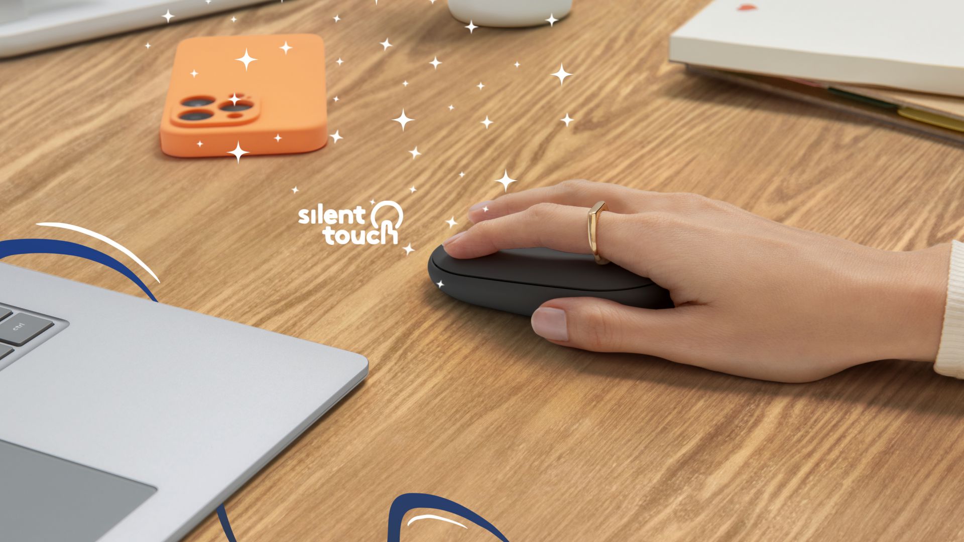 Chuột không dây Logitech Pebble Mouse 2 M350S (Wireless/Bluetooth)