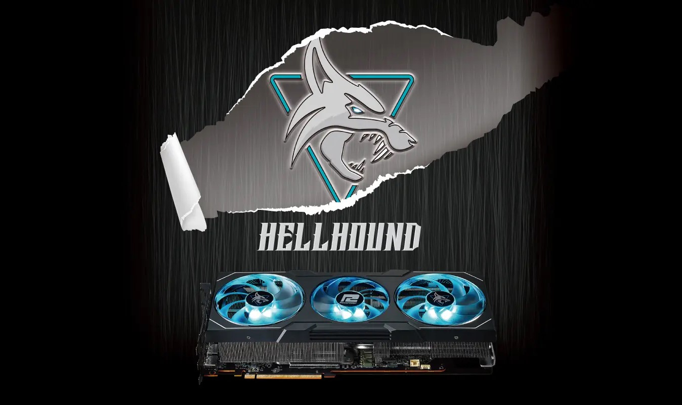 Card màn hình Power Color Hellhound AMD Radeon RX 7900 XTX 24GB GDDR6 (RX 7900 XTX 24G-L/OC)