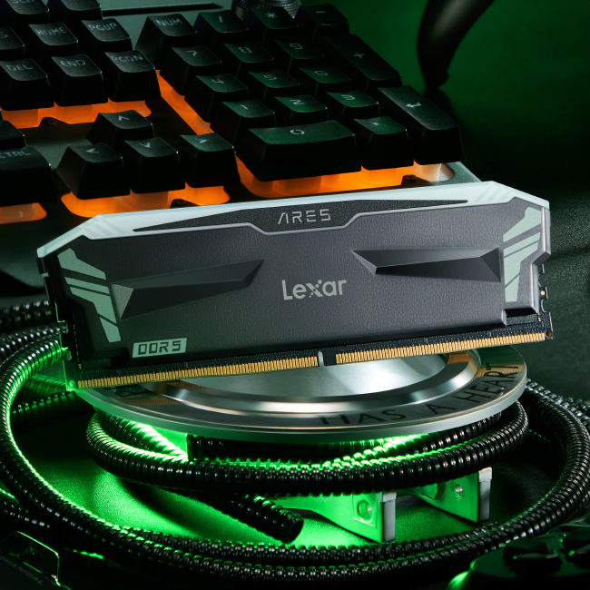 Ram PC Lexar Ares RGB 16GB 6400Mhz DDR5 (1x16G) (LD5U16G64C32LA-RGS)