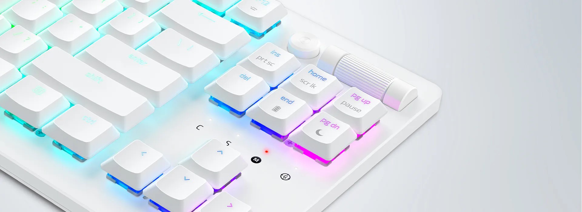 Bàn phím cơ Razer DeathStalker V2 Pro Tenkeyless - White Edition - Linear Red Switch