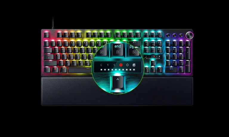 Bàn phím cơ Razer Huntsman V3 Pro Black - Rapid Trigger