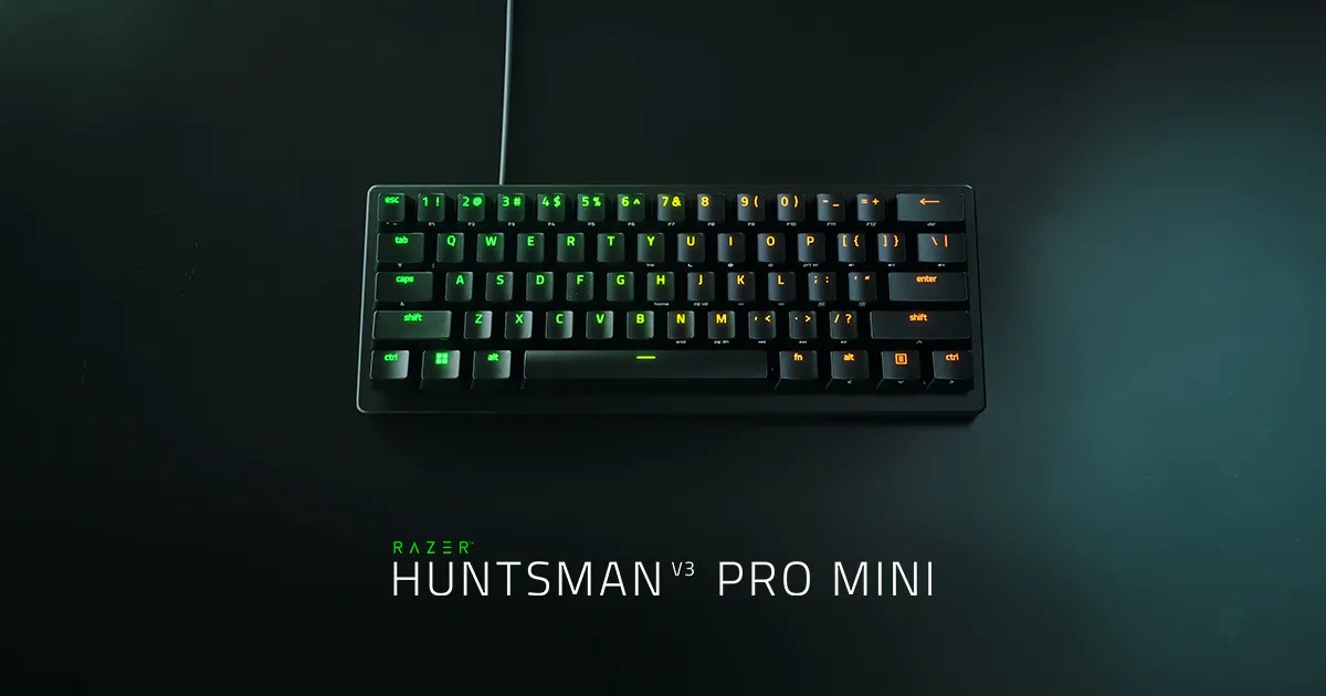 Bàn phím cơ Razer Huntsman V3 Pro Mini - Rapid Trigger