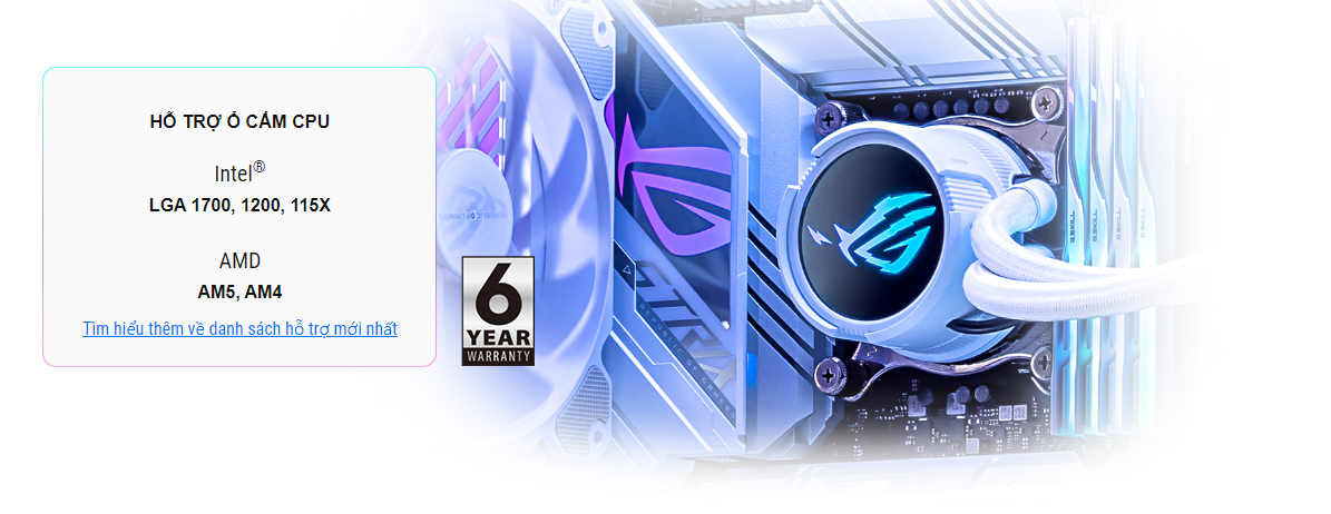 Tản Nhiệt Nước AIO ASUS ROG Strix LC III 360 ARGB White Edition