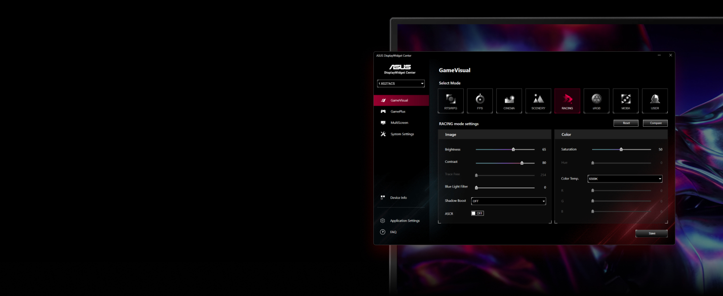 Màn Hình Gaming ASUS ROG Strix XG27ACS-W 27 inch WQHD Fast IPS 180Hz 1ms