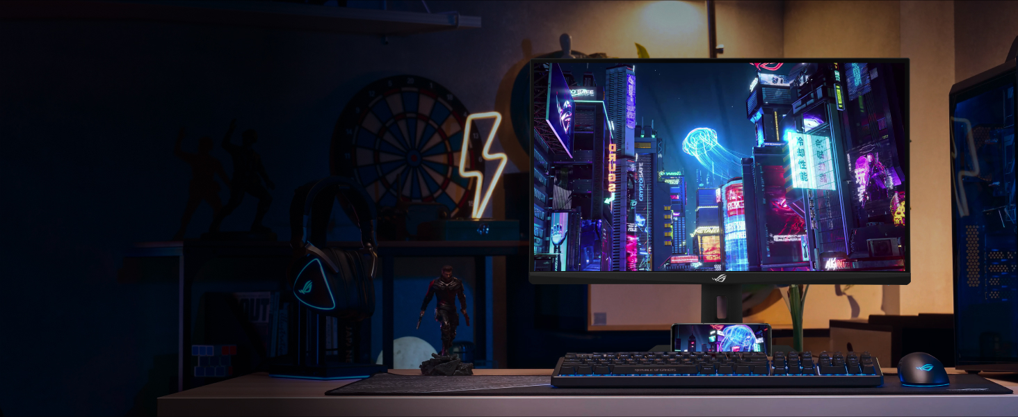 Màn Hình Gaming ASUS ROG Strix XG27ACS-W 27 inch WQHD Fast IPS 180Hz 1ms