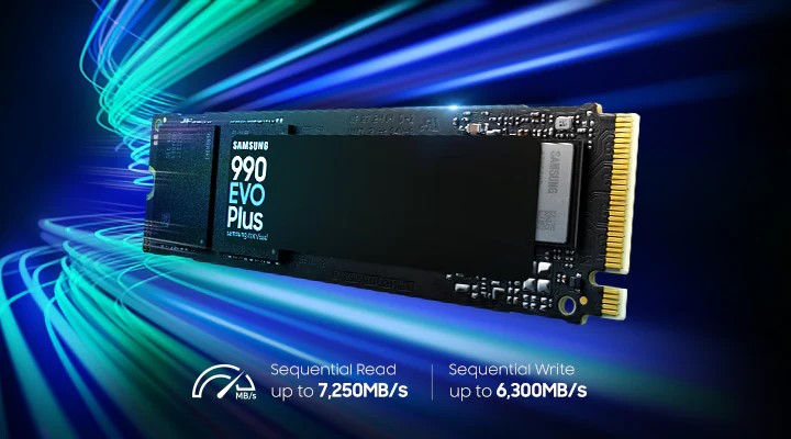 Ổ cứng SSD Samsung 990 EVO Plus NVMe PCIe Gen 4.0 x4/ 5.0 x2