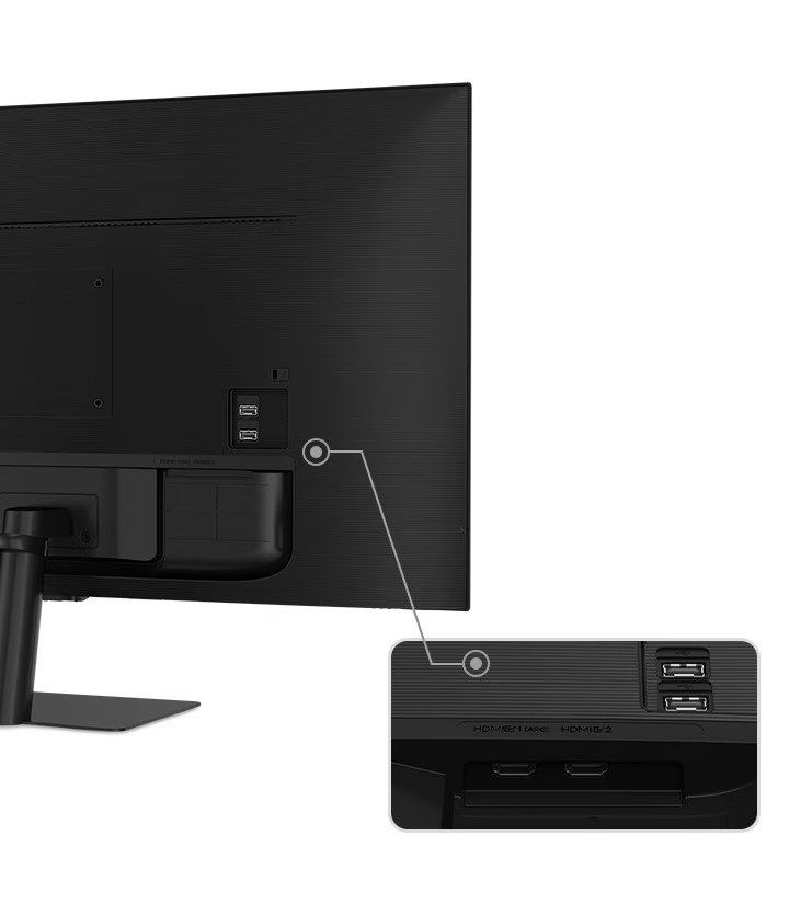 Màn Hình Thông Minh SamSung M5 M50C LS32CM500EEXXV 32 inch FHD VA 60Hz