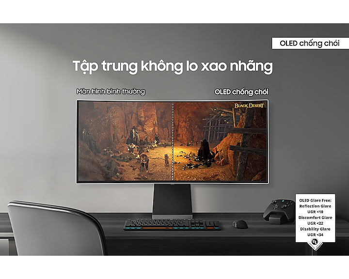 Màn Hình Samsung Odyssey OLED G8 G85SD LS34DG850SEXXV Ultra 34 Inch UWQHD 175Hz 0.03ms