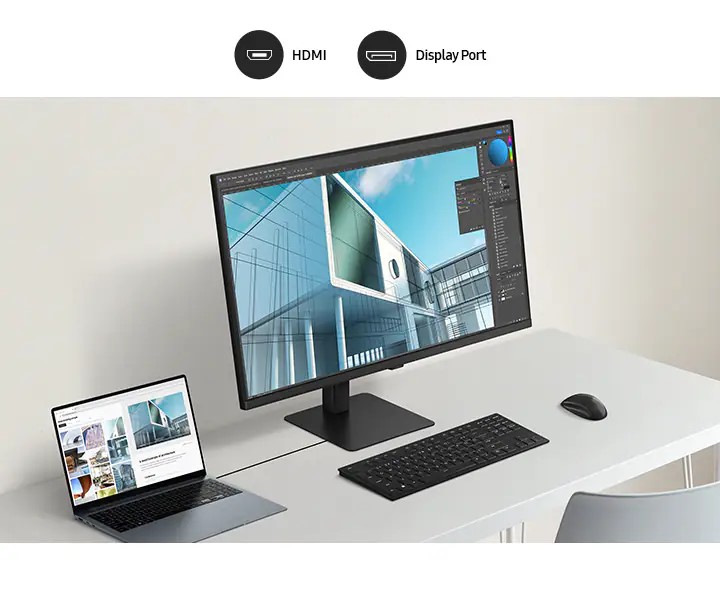 Màn Hình đồ hoạ Samsung ViewFinity S7 S70D LS27D700EAEXXV 27 inch 4K IPS 60Hz