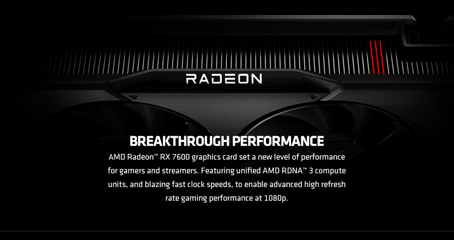 Card màn hình Sapphire Pulse AMD Radeon RX 7600 Gaming OC 8GB GDDR6 (11324-01-20G)
