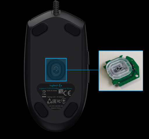 Cảm biến 200-8000 DPI