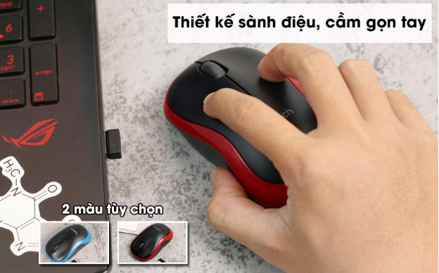 Chuột không dây Logitech M185 Wireles