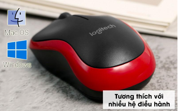 Chuột không dây Logitech M185 Wireles