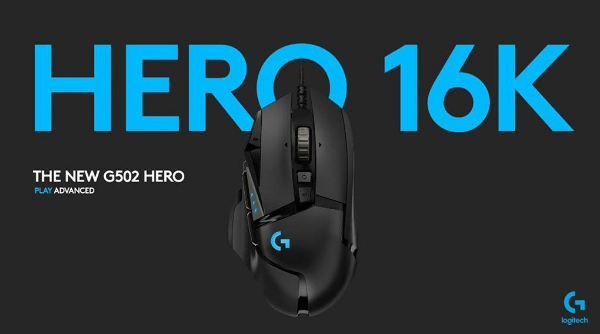 Chuột có dây Logitech G502 HERO Gaming