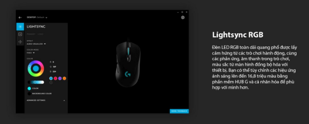 Chuột có dây Logitech G403 Hero Gaming