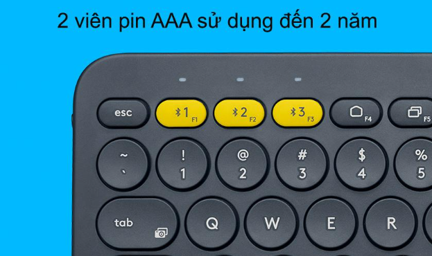 Bàn phím không dây Logitech K380 Bluetooth