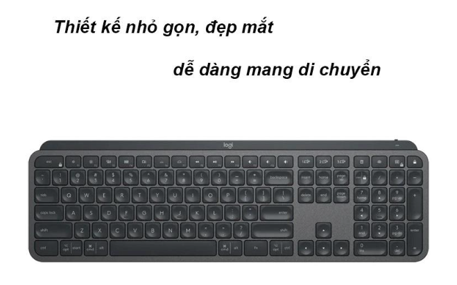 Bàn phím không dây Logitech MX KEYS Wireless ver 1