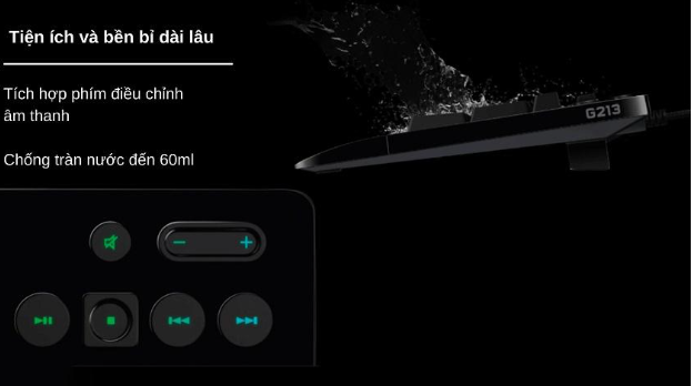 Bàn phím giả cơ Logitech G213 Prodigy Gaming