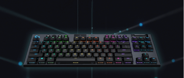 Bàn phím cơ không dây Logitech G913 TKL RGB Mechanical Gaming Lightspeed Wireless