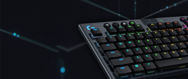Bàn phím cơ không dây Logitech G913 TKL RGB Mechanical Gaming Lightspeed Wireless