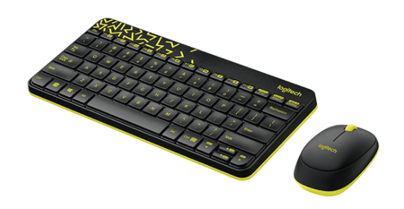 Bàn phím chuột không dây Logitech MK240 Nano Wireless (USB/đen)