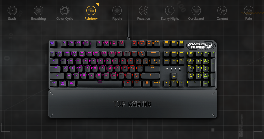 Bàn phím cơ Asus TUF GAMING K3 (Red)