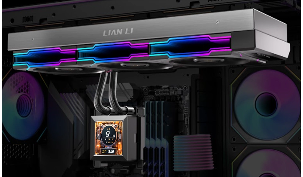 Tản Nhiệt Nước AIO LIAN LI HydroShift LCD 360TL White