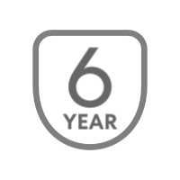 6-Year Warranty