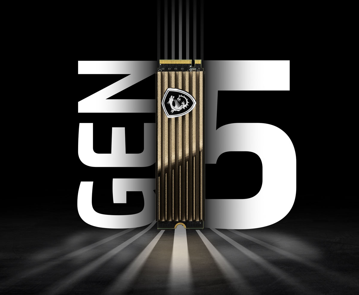 Ổ Cứng SSD MSI SPATIUM M570 2TB PCIe 5.0 NVMe M.2 HS